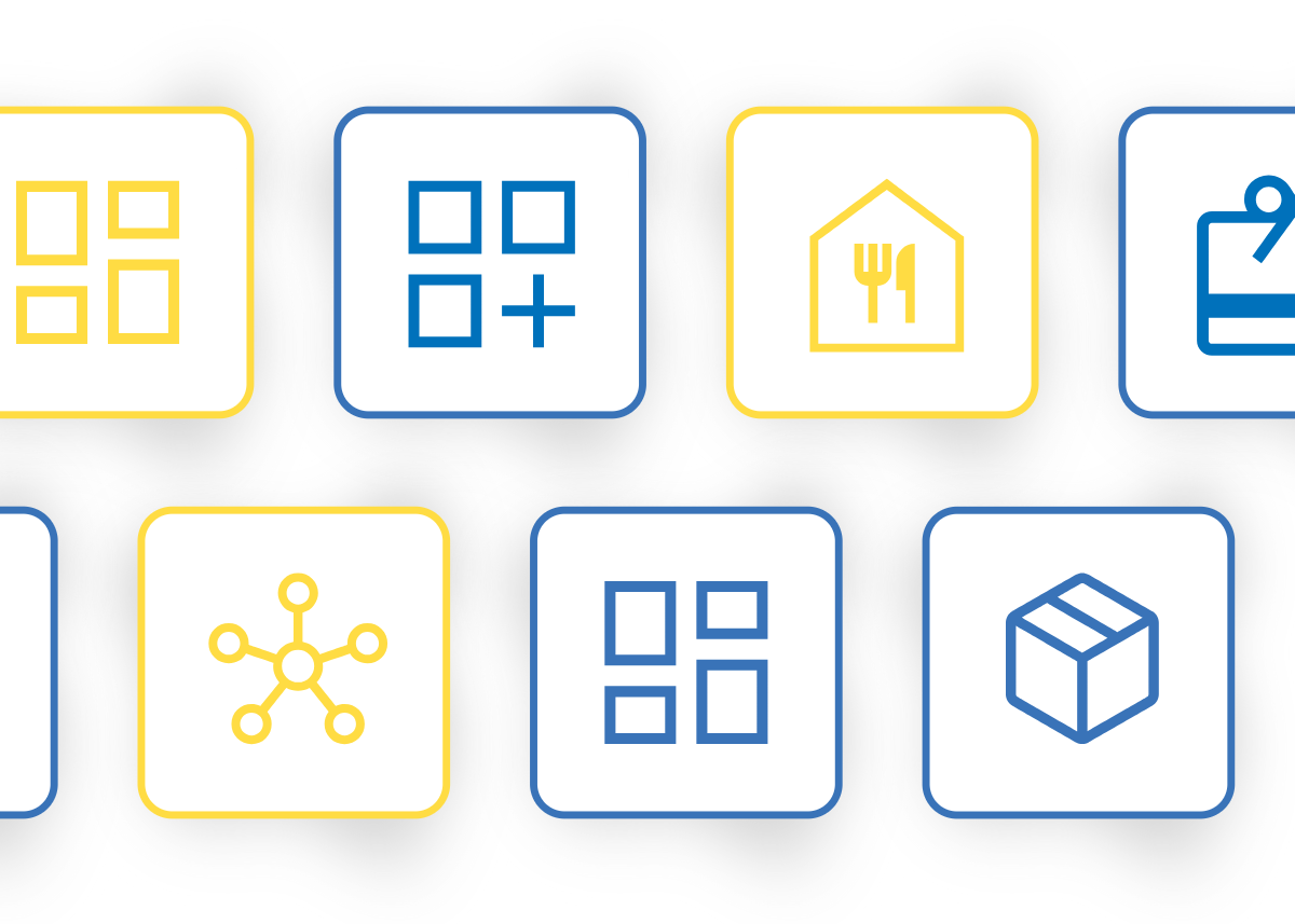 Bild verschiedener Icons