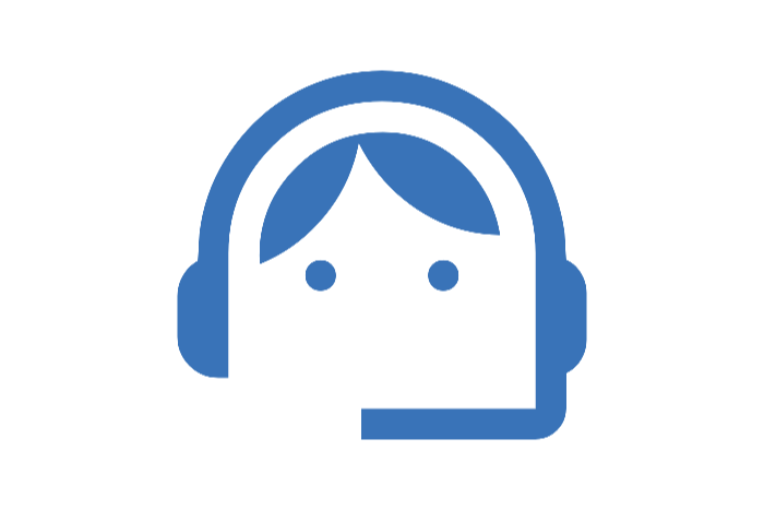 Headset Icon, symbolisch für die Zentrale